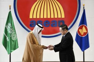 DUBES Arab Saudi untuk ASEAN menyerahkan surat kepercayaan kepada Sekjen ASEAN
