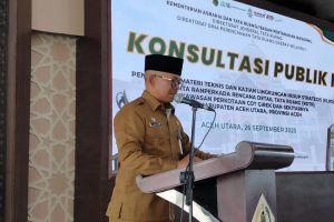 Memiliki Investasi Tinggi, Pemkab Aceh Utara Gelar Konsultasi Publik Susun RDTR Kawasan Cot Girek – Lhoksukon