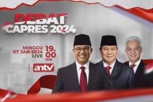 Hari Ini, Jam dan LINK Live Streaming Debat Ketiga Capres 2024