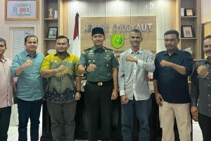 Pererat Sinergitas Panwaslih Aceh Utara Silaturahmi Dengan Dandim 0103 Aceh Utara