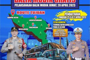Kapolda Aceh Siapkan 51 Unit Armada Balik Mudik secara Gratis
