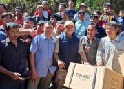 Wagub Aceh Terbang ke Gayo Lues Salurkan Bantuan via Udara