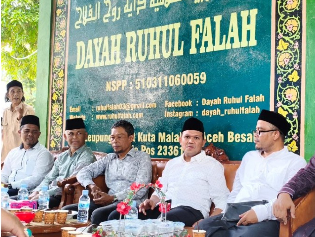 Wagub Aceh Hadiri Haul Ayah Samahani, Tegaskan Peran Dayah