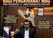 Ciderai Program Makan Bergizi Gratis Prabowo, Ketua GNPP Aceh Minta Eks Kepala BGN Dan Wakilnya Dihukum Mati