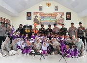 TK RA Miftahul Jannah Kenalkan Dunia Brimob Lewat Outing Class di Mako Batalyon B Pelopor